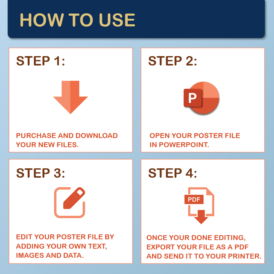 48 x 36 Landscape PowerPoint Template – Data 01